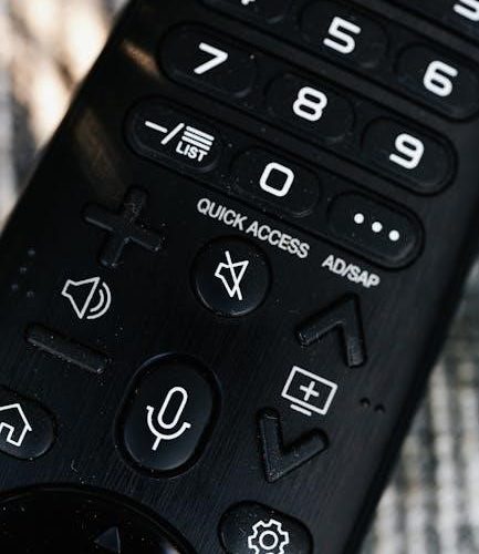 user manual for one for all remote control