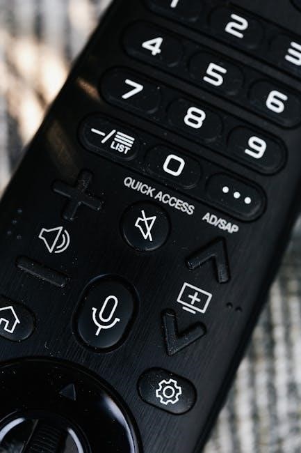 user manual for one for all remote control